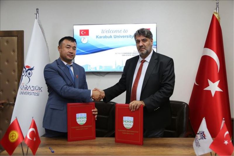 Kırgızistan OŞ Devlet Üniversitesi ile iş birliği protokolü