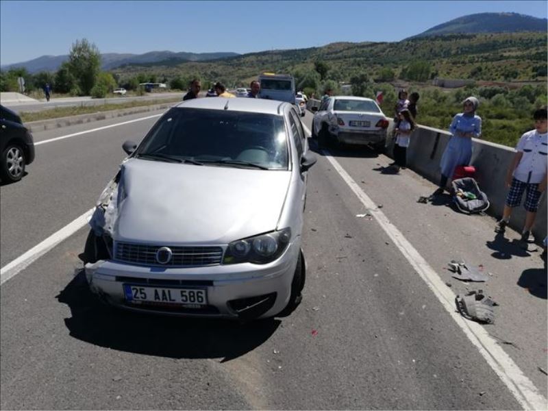 Karabük´te zincirleme trafik kazası: 15 yaralı