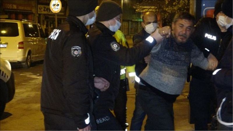 Alkollü yakalandı, ‘alkol kullanmıyorum´ diyerek gazetecilere saldırdı