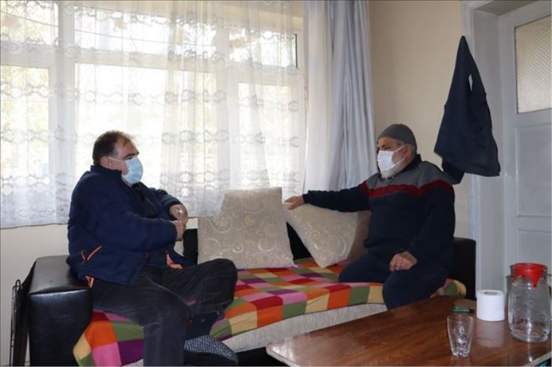 Safranbolu Kaymakamı Türköz´den 65 yaş üzeri vatandaşlara ziyaret